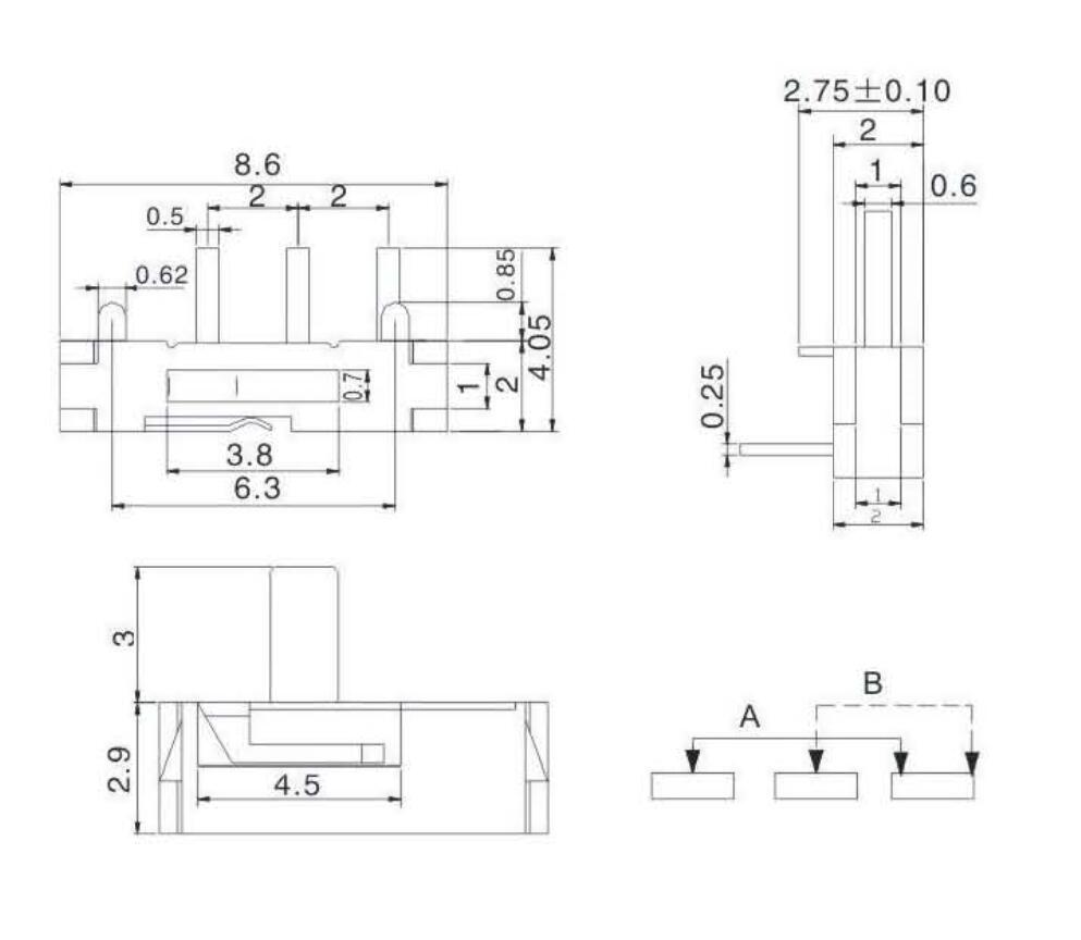 MSK-03C拨动开关