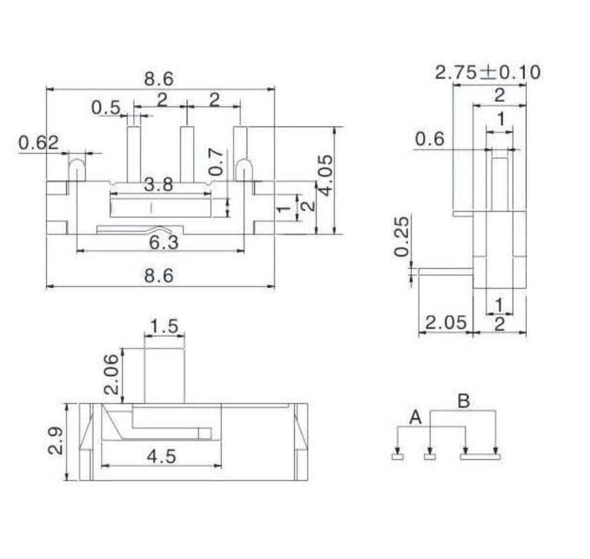 MSK-03A拨动开关