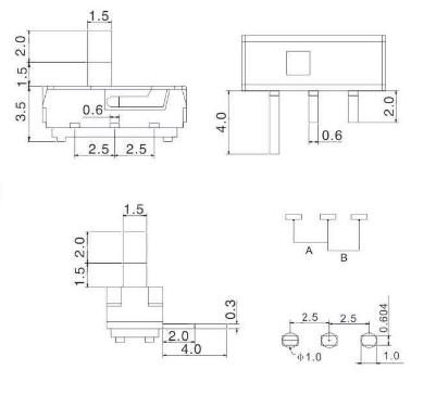 MSK-04G拨动开关