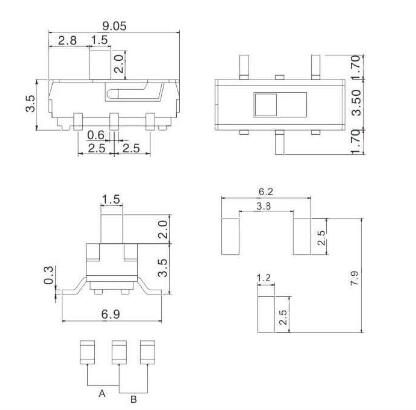 MSK-04E拨动开关