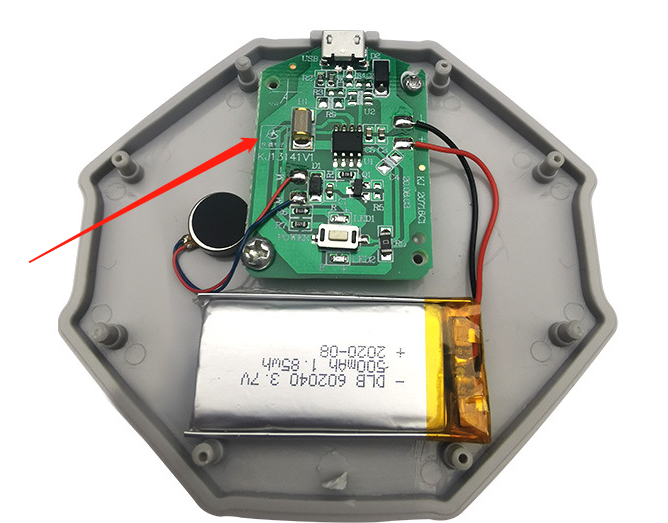 驼背矫正器PCB主板上的角度感应开关应用案例